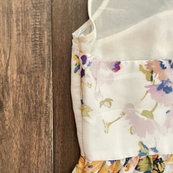 Zara Basic Floral Multicolor Sleeveless Dress XS - Picture 6 of 6
